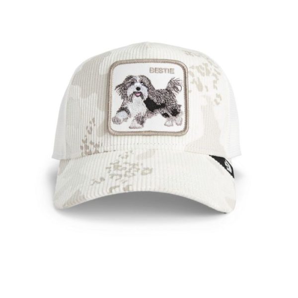 Baseball Cap Bestie Camo, Dog Dusty White 2 Baseball Cap Bestie Camo, Dog Dusty White - Goorin Bros