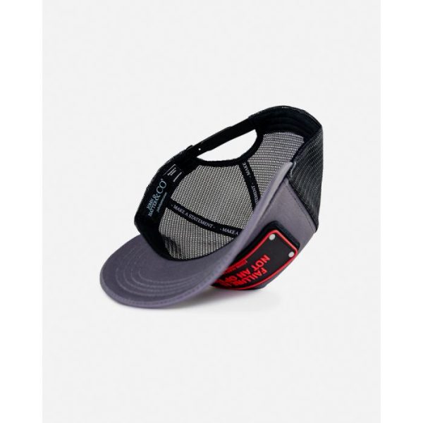 Failure Is Not An Option, Grey-Black Rubber Cap - John Hatter & Co