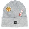 CAPSLAB CHUPA CHUPS GREY BEANIE