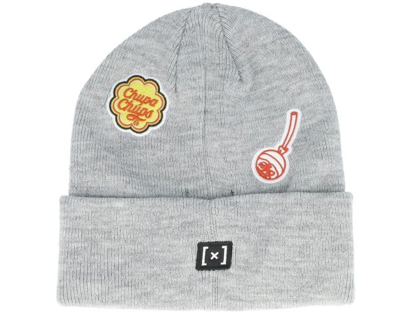 CAPSLAB CHUPA CHUPS GREY BEANIE