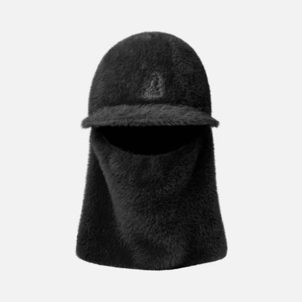 KANGOL FAUX FUR BALACLAVA BLACK4 KANGOL FAUX FUR BALACLAVA BLACK