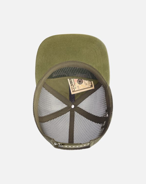 KANGOL OUTDOOR PATCH TRUCKER OLIVE