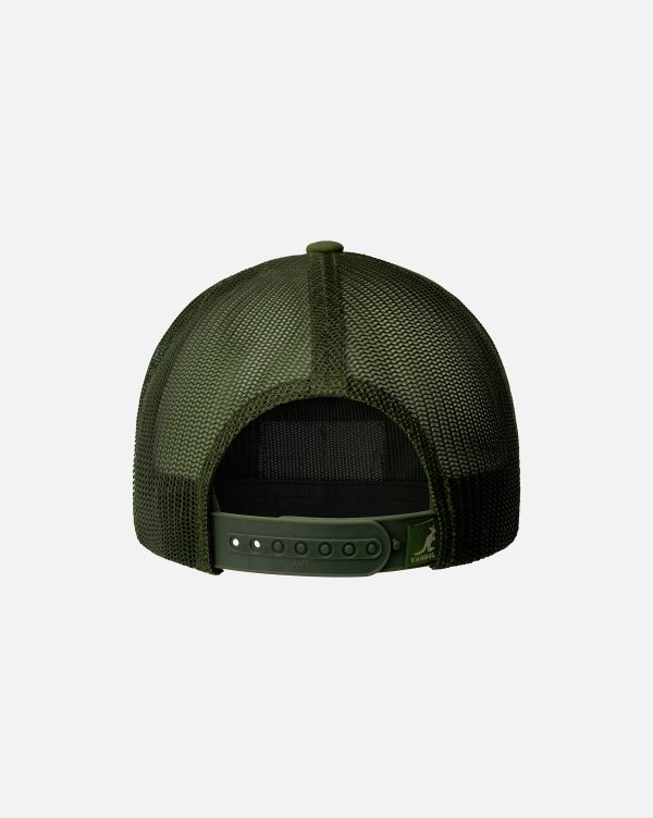 KANGOL OUTDOOR PATCH TRUCKER OLIVE