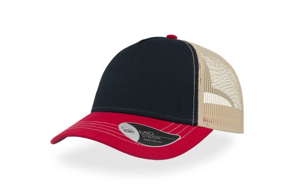 RAPPER CANVAS NAVY-BURGUNDY-BEIGE