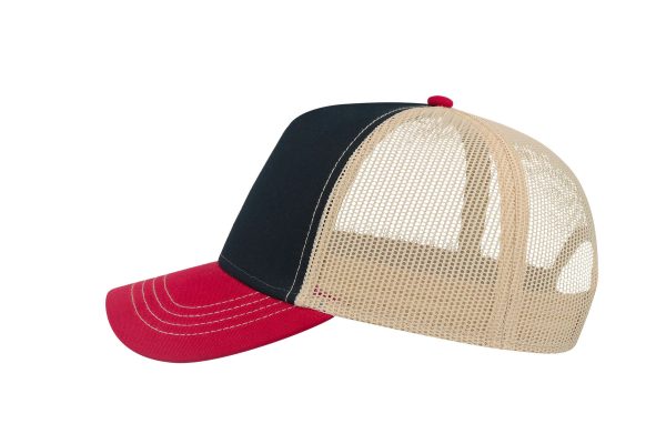 RAPPER CANVAS NAVY-BURGUNDY-BEIGE