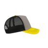 RAPPER CANVAS GREY-BRIGHT YELLOW-BLACK
