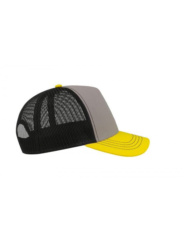 RAPPER CANVAS GREY-BRIGHT YELLOW-BLACK