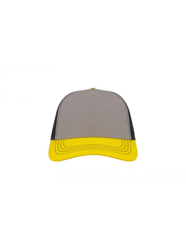 RAPPER CANVAS GREY-BRIGHT YELLOW-BLACK