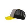 RAPPER CANVAS GREY-BRIGHT YELLOW-BLACK