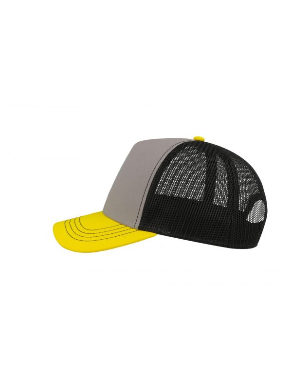 RAPPER CANVAS GREY-BRIGHT YELLOW-BLACK